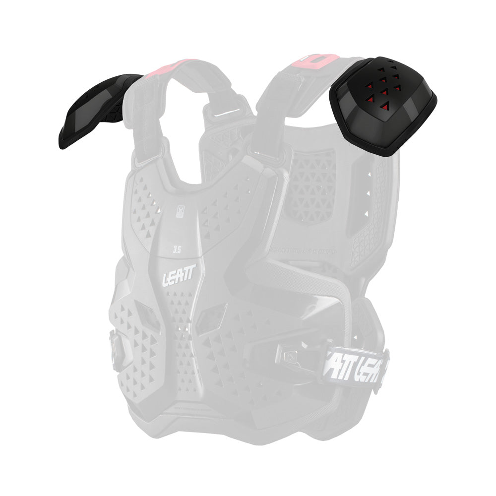 LEATT SHOULDER GUARDS 3.5 PRO BLACK PAIR