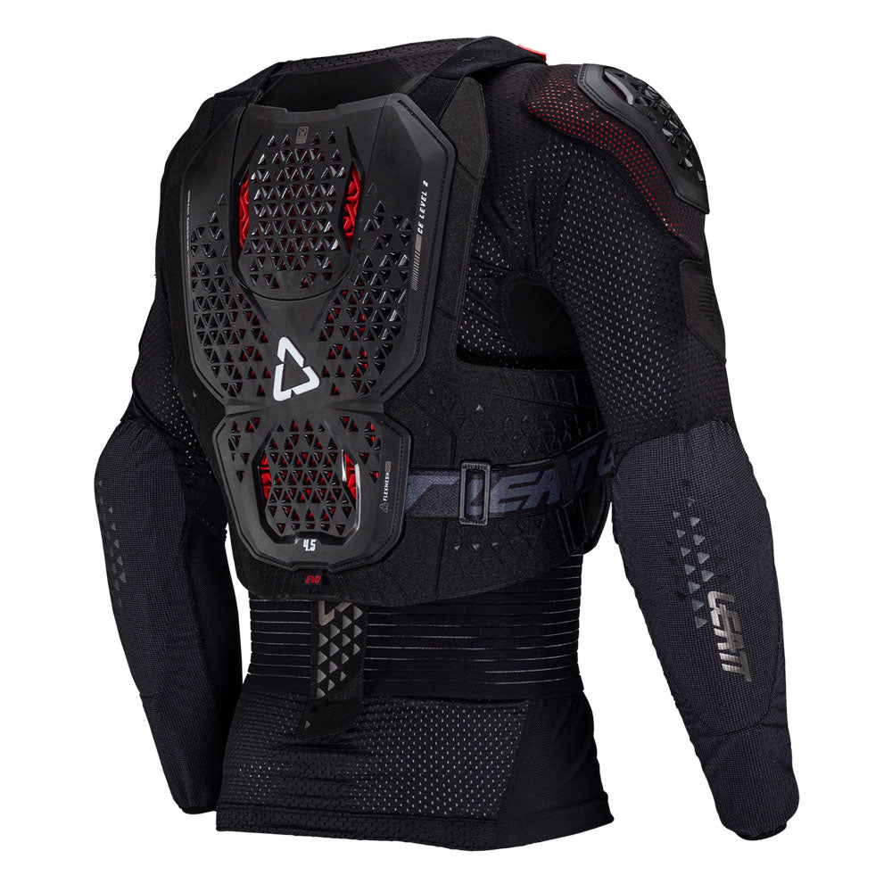 LEATT BODY PROTECTOR 4.5 EVO BLACK  BLACK  XXL
