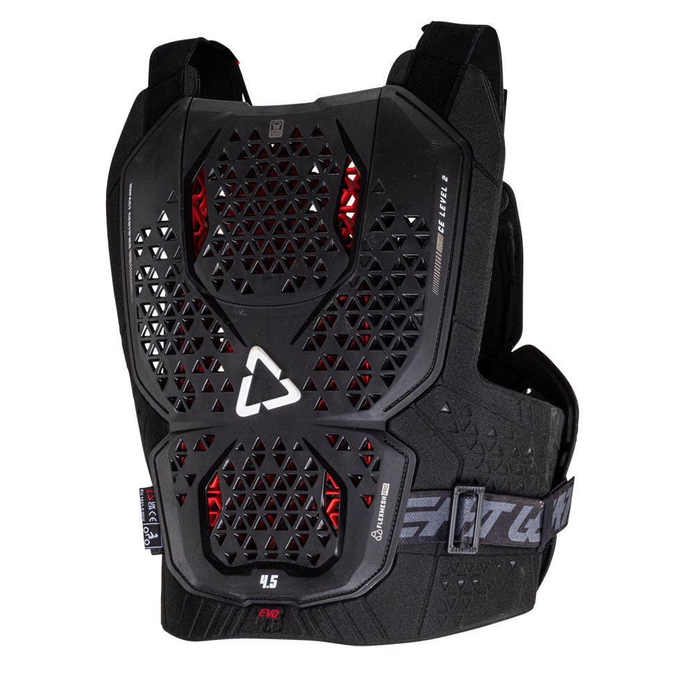 LEATT CHEST PROTECTOR 4.5 EVO BLACK  BLACK  S|M