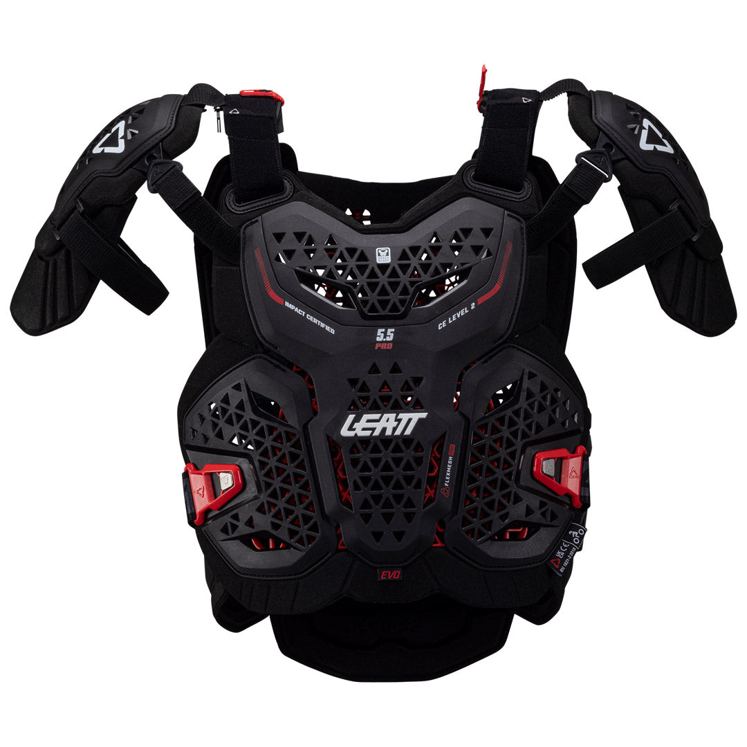 Leatt CHEST PROTECTOR 5.5 PRO EVO BLACK LARGE/X-LARGE 172-184CM L|XL Black 