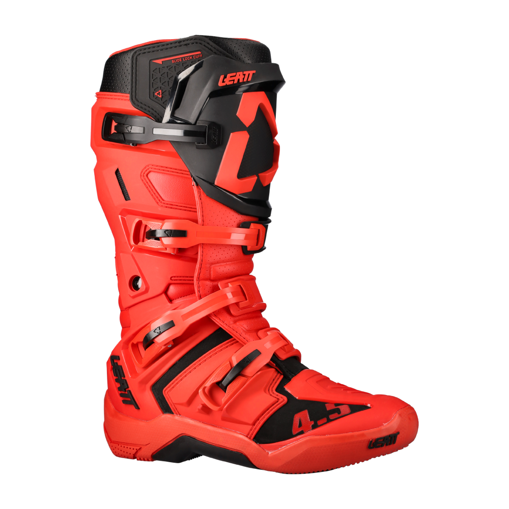LEATT BOOT 4.5 RED  RED  EU44.5