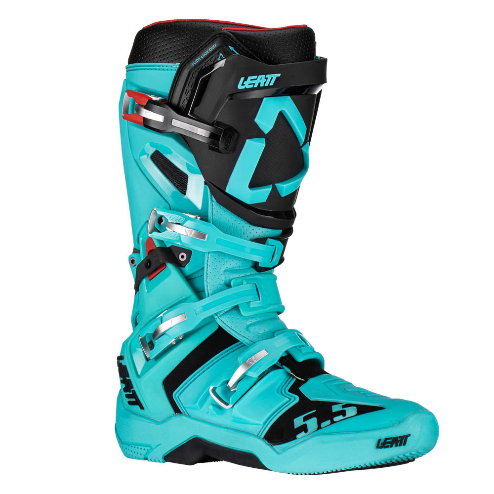LEATT BOOT 5.5 FLEXLOCK FUEL  LIGHT BLUE  EU44.5