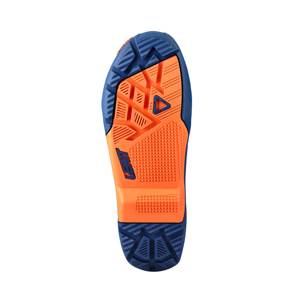 LEATT BOOT SOLE 4.5/5.5 UK7/8 PAIR  BLUE/ORANGE  EU42|EU43