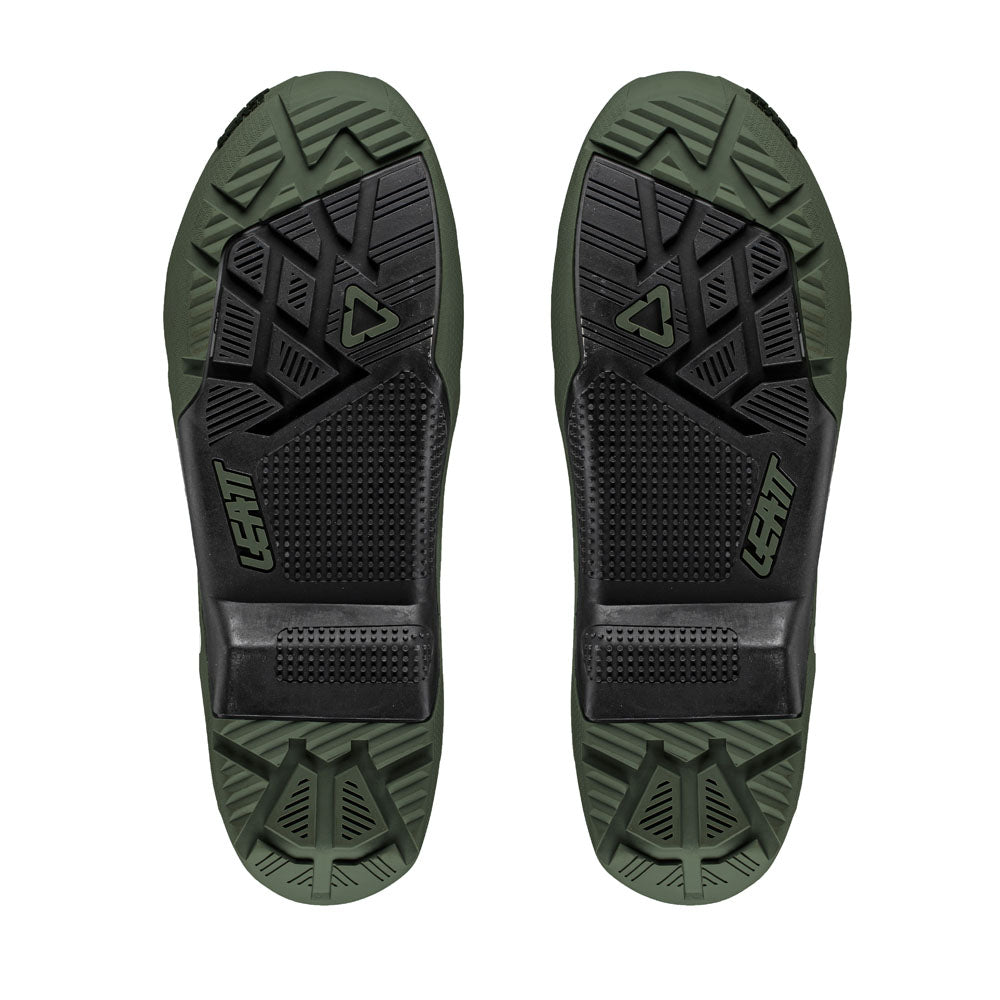 LEATT BOOT SOLE 4.5/5.5 ENDURO UK7/8 PAIR BLACK/CACTUS  GREY  EU47|EU48