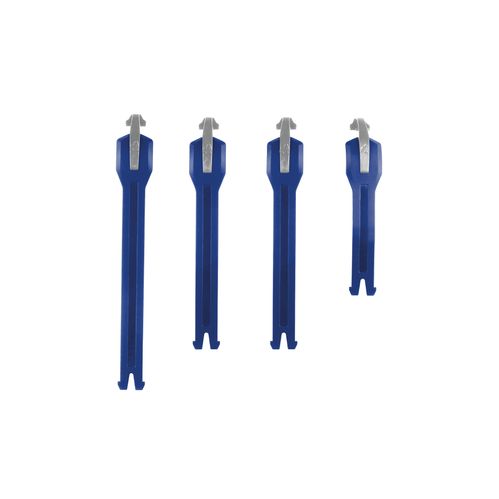 LEATT BOOT STRAP KIT GPX 5.5 FLEXLOCK 4PC  BLUE