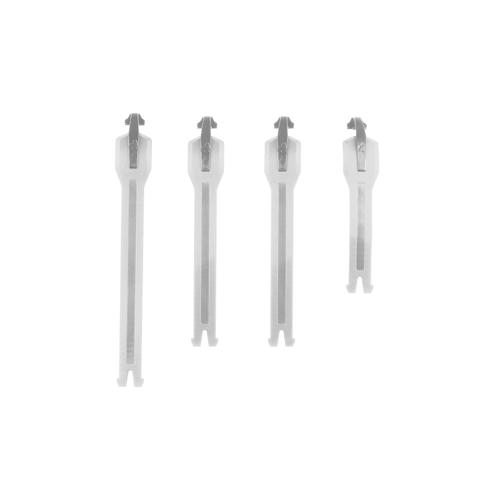 LEATT BOOT STRAP KIT GPX 5.5 FLEXLOCK 4PC  WHITE
