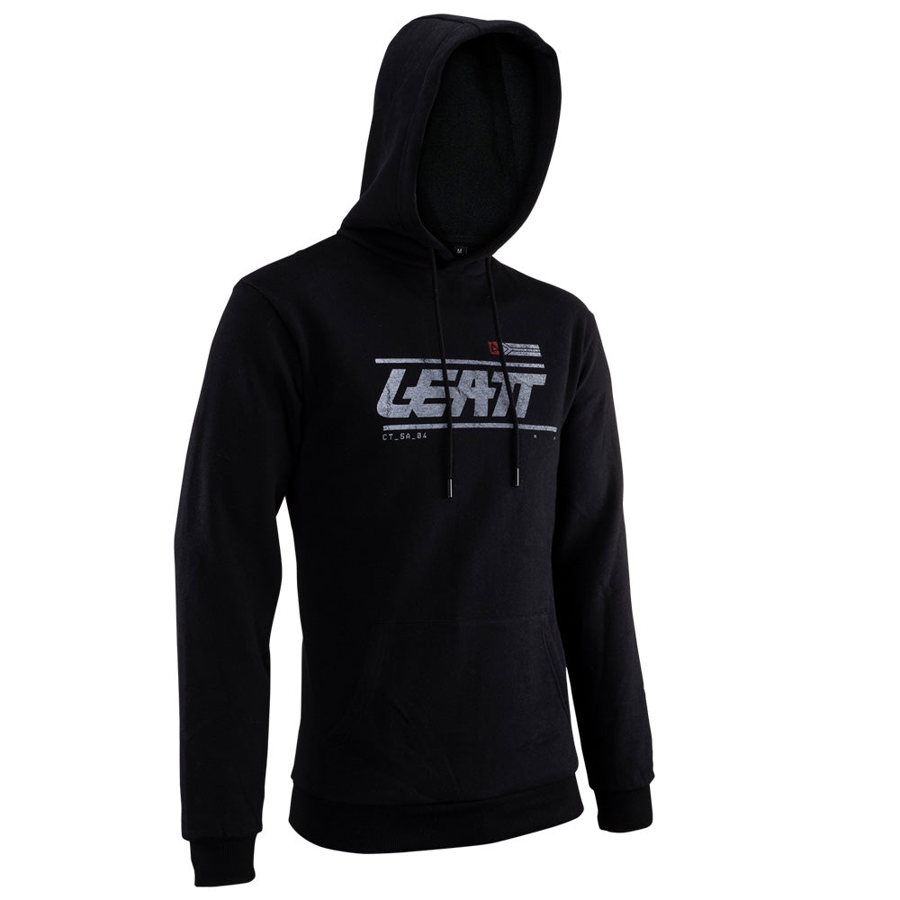 Leatt Hoodie Core Black  Black  L