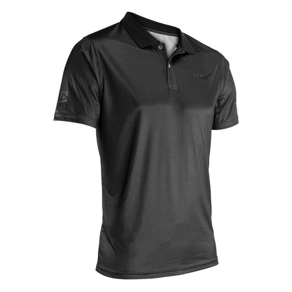 Leatt Polo Shirt Team Short Graphene  Grey  XL