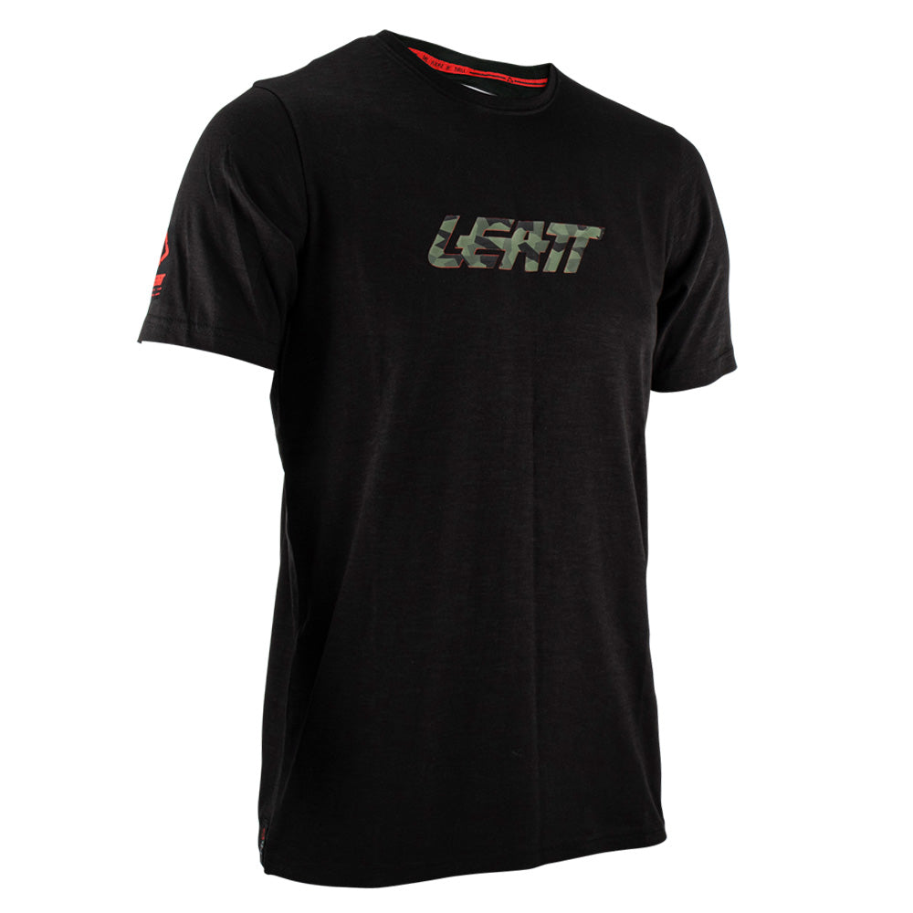 LEATT T-SHIRT CAMO  BLACK  S