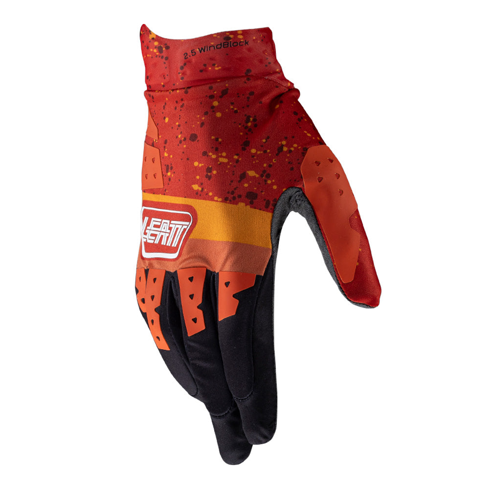 Leatt GLOVE MOTO 2.5 WINDBLOCK BURN RED M Red 