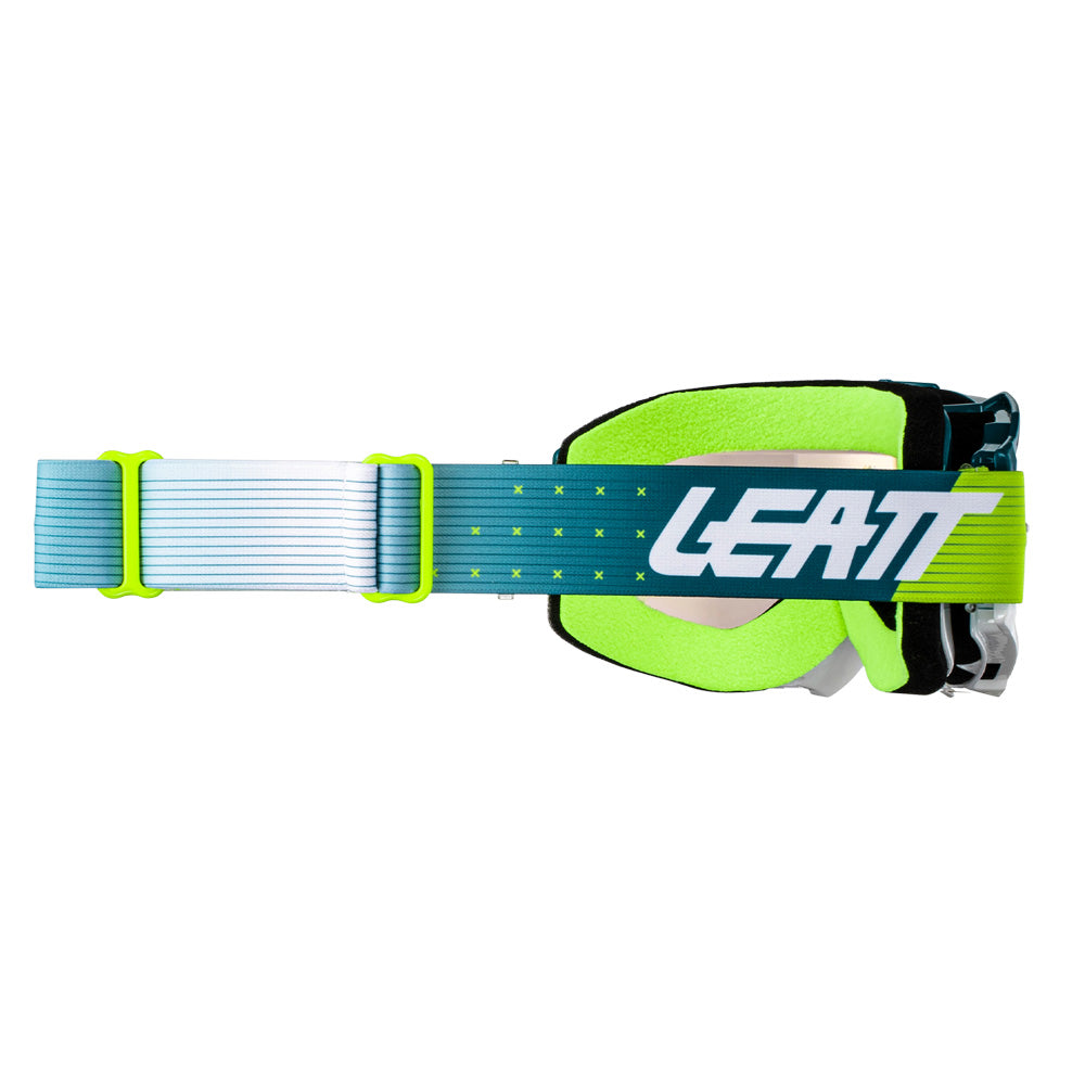 LEATT GOGGLE VELOCITY 4.5 IRIZ ACID FUEL - BRONZE LENS  GREEN
