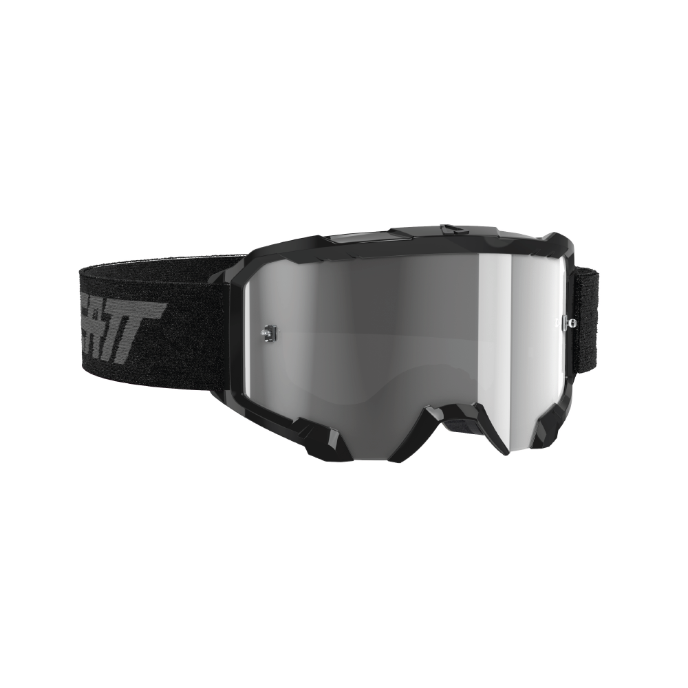 LEATT GOGGLE VELOCITY 4.5 BLACK - LIGHT GREY LENS  BLACK