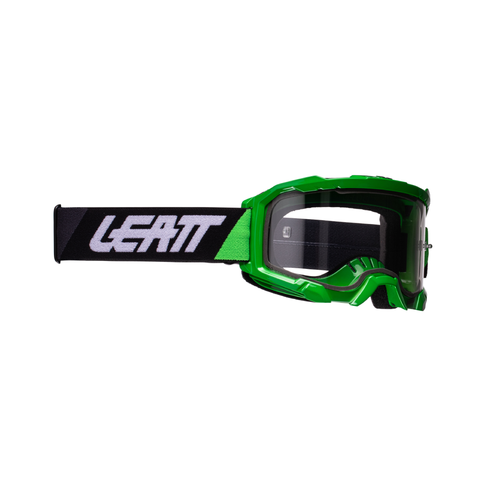 LEATT GOGGLE VELOCITY 4.5 NEON LIME - CLEAR LENS  FLUORESCENT GREEN