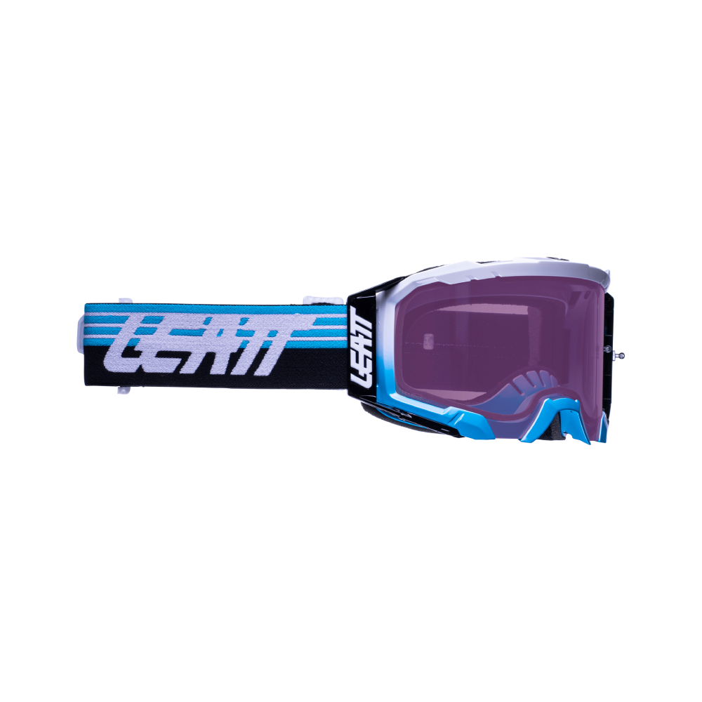 Leatt Goggle Velocity 5.5 Iriz Aqua - Purple Lens  Blue