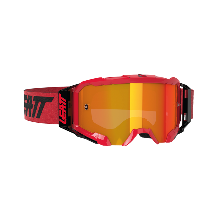 LEATT GOGGLE VELOCITY 5.5 IRIZ RED - RED LENS  RED