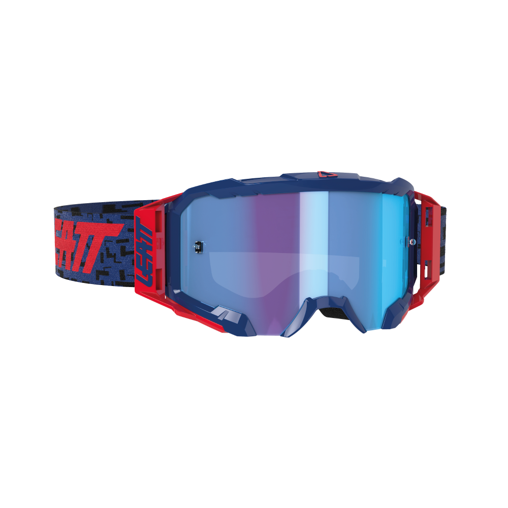 LEATT GOGGLE VELOCITY 5.5 IRIZ ROYAL - BLUE LENS  BLUE