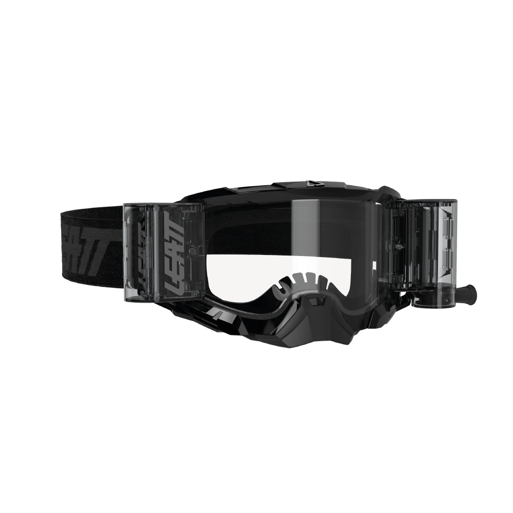 LEATT GOGGLE VELOCITY 5.5 ROLL-OFF BLACK - CLEAR LENS  BLACK