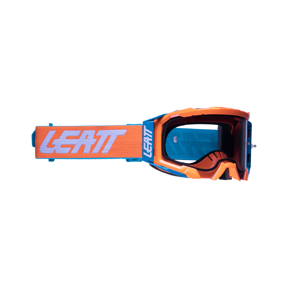 Leatt Goggle Velocity 5.5 Neon Orange - Light Grey Lens  Fluorescent Orange