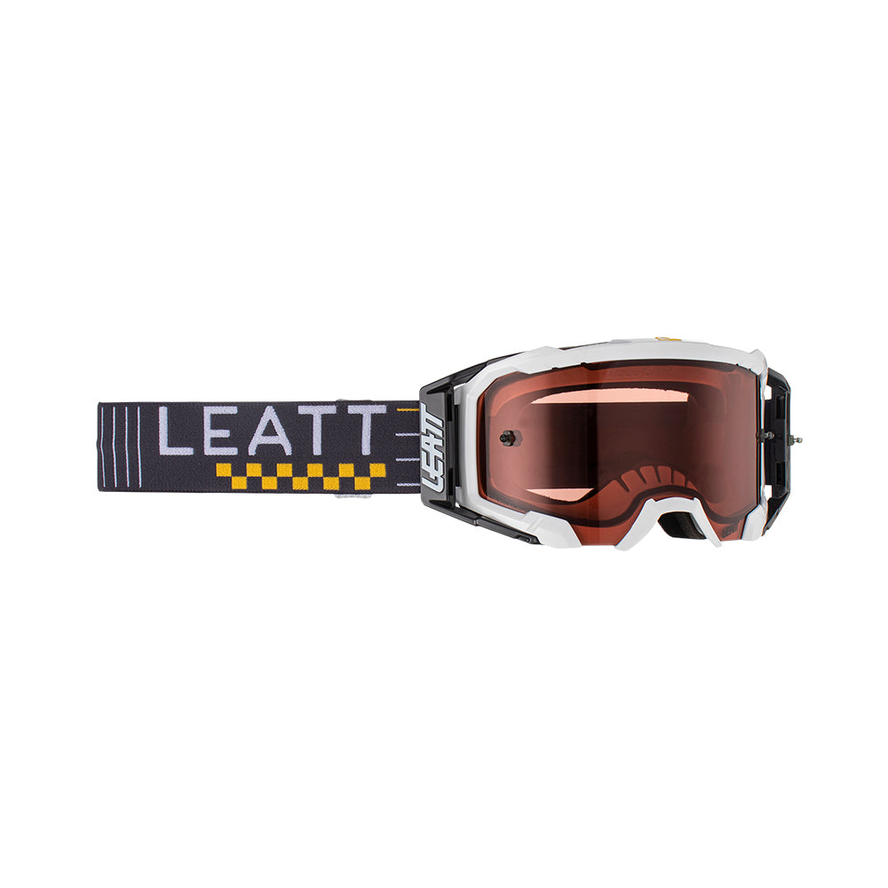 LEATT GOGGLE VELOCITY 5.5 PEARL - ROSE LENS  GREY