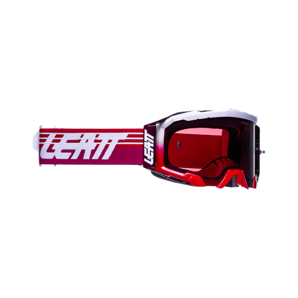LEATT GOGGLE VELOCITY 5.5 RED - ROSE LENS  RED