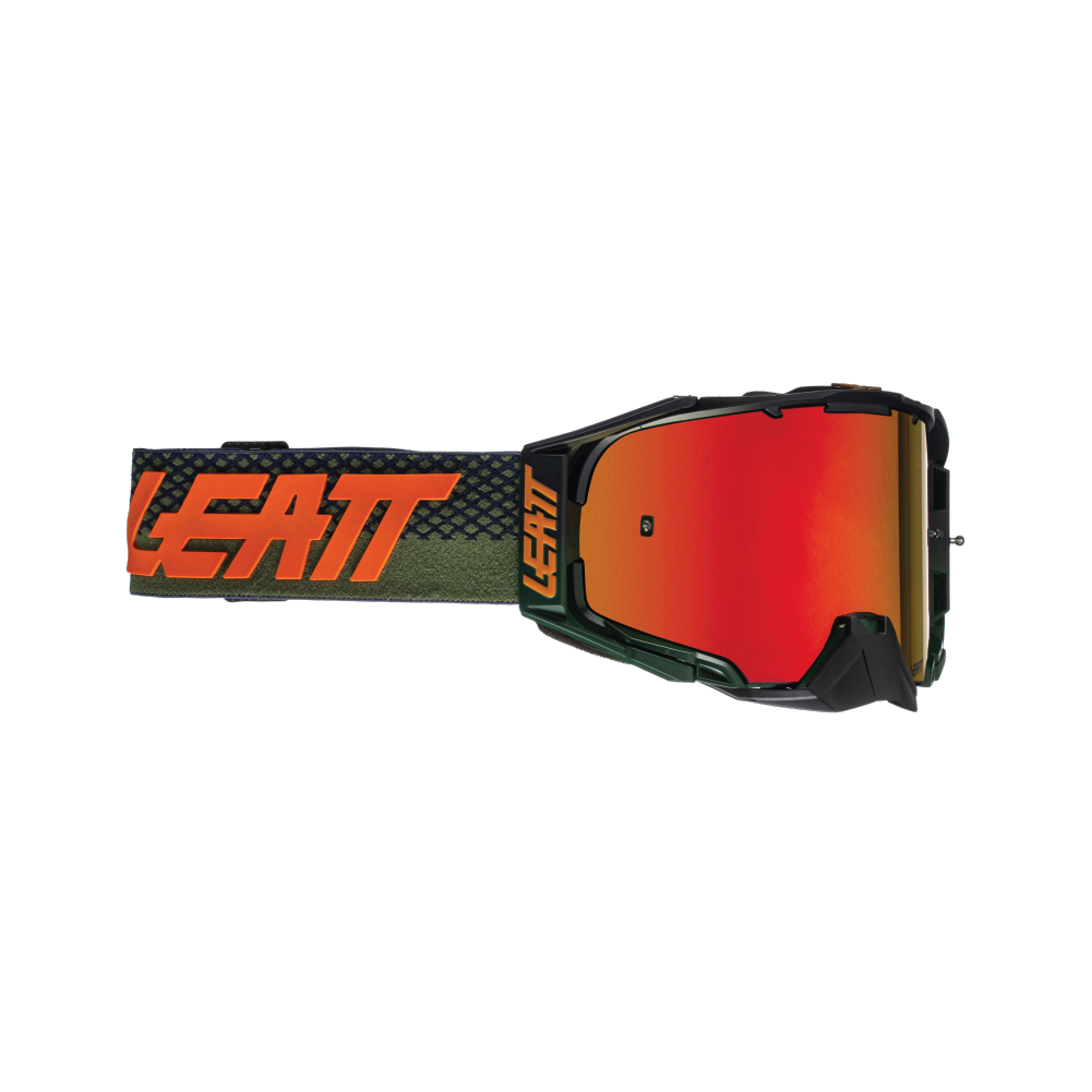 LEATT GOGGLE VELOCITY 6.5 IRIZ CACTUS - RED LENS  CACTUS