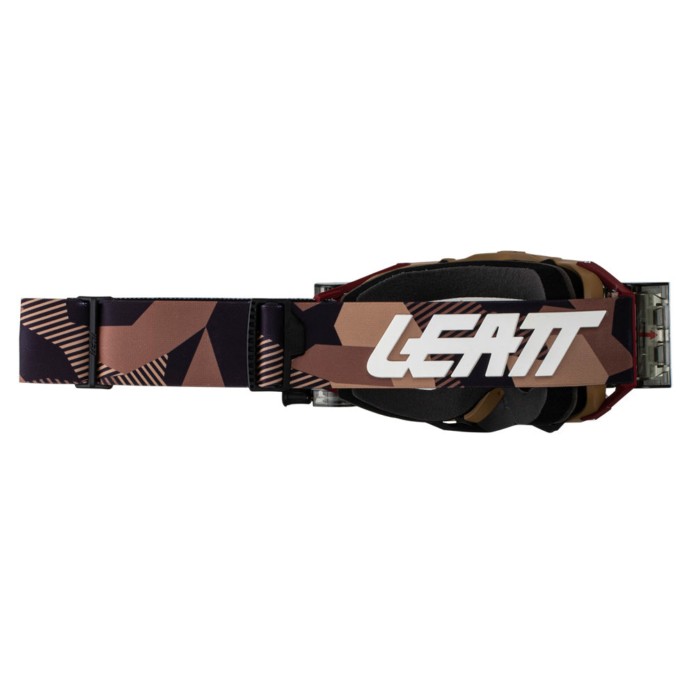 Leatt Goggle Velocity 6.5 Roll-Off Ruby Stone - Clear Lens  Red
