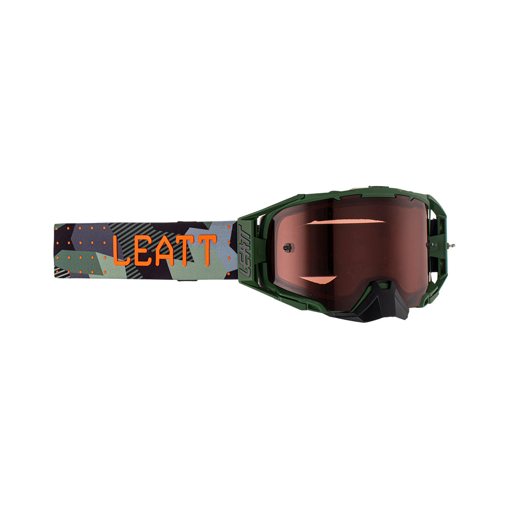 LEATT GOGGLE VELOCITY 6.5 CACTUS - ROSE LENS  GREEN