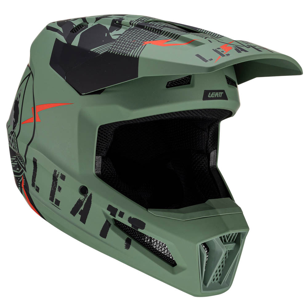 LEATT HELMET MOTO 2.5 V24 CACTUS  GREEN  S