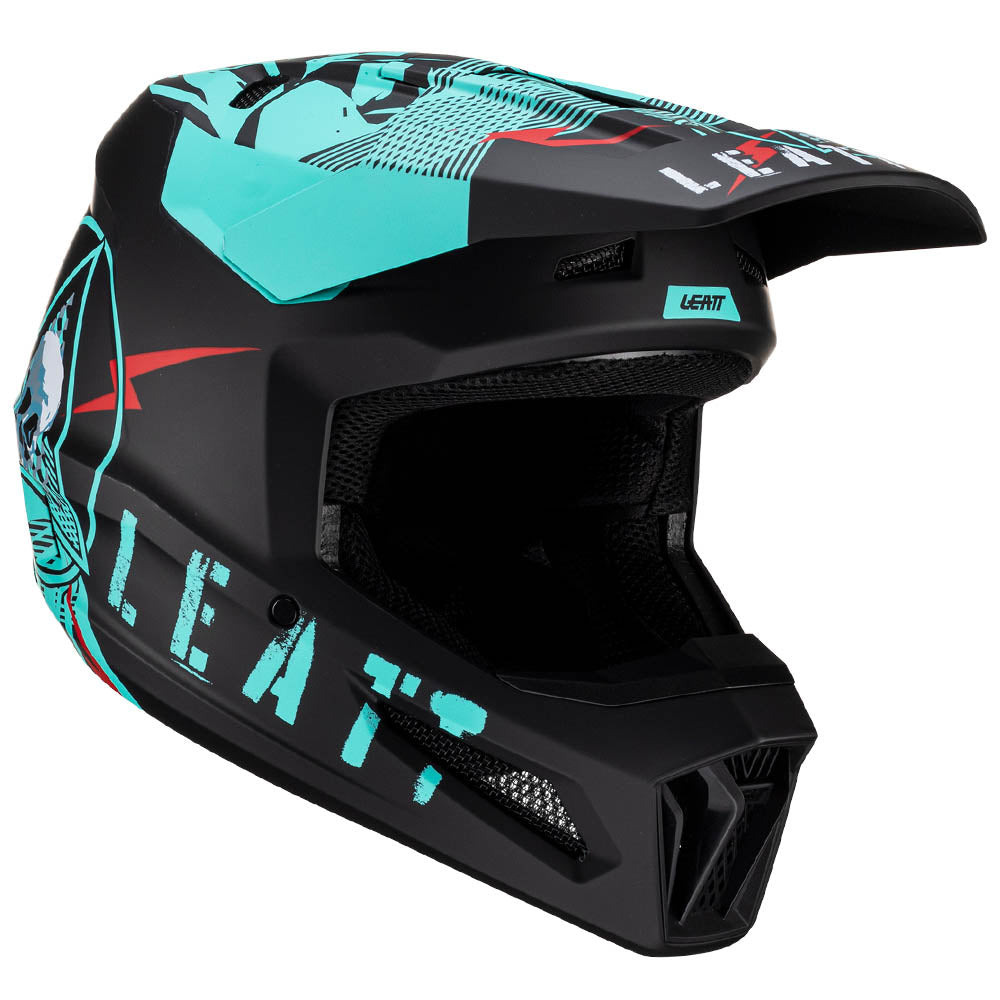 LEATT HELMET MOTO 2.5 V24 FUEL  LIGHT BLUE  XL