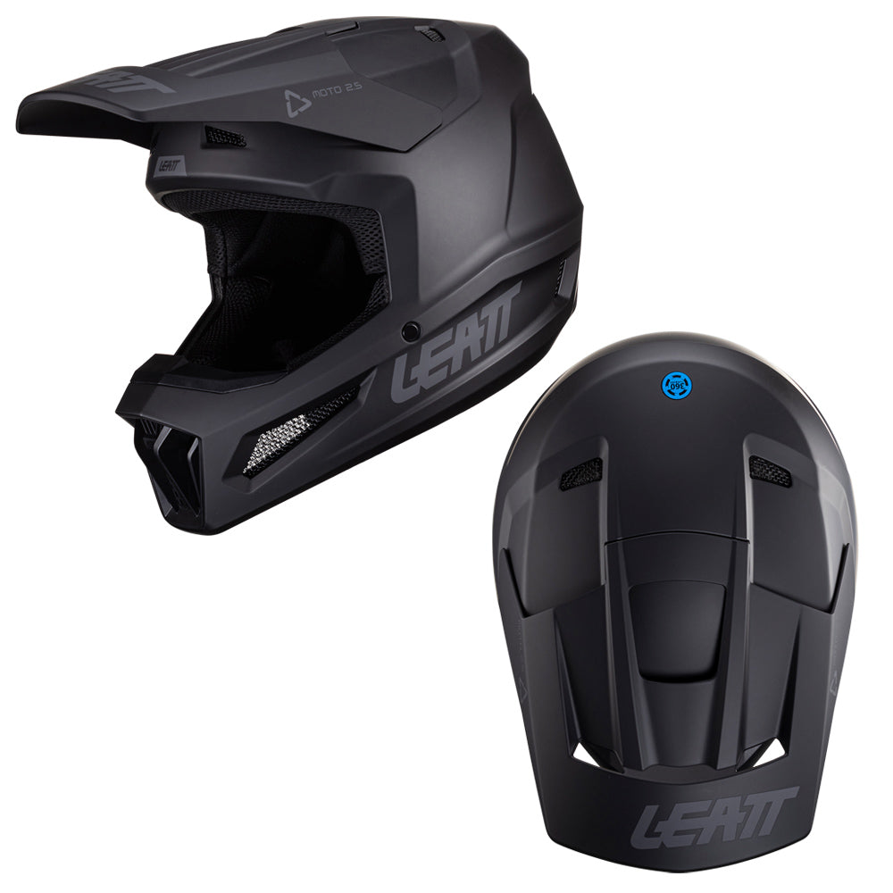 LEATT HELMET MOTO 2.5 V24 STEALTH  BLACK  S