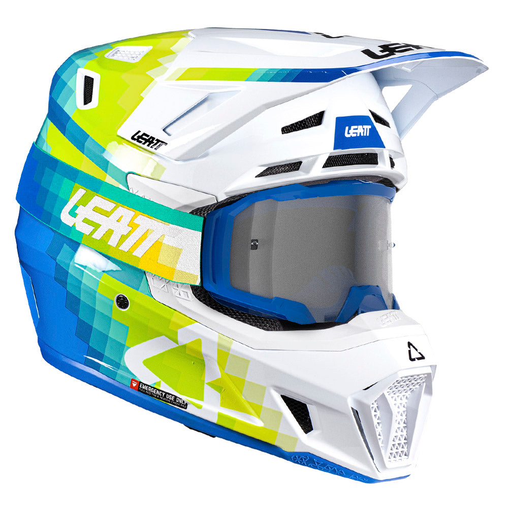 Leatt HELMET MOTO 7.5 V26 PIXEL BLUE S Blue 