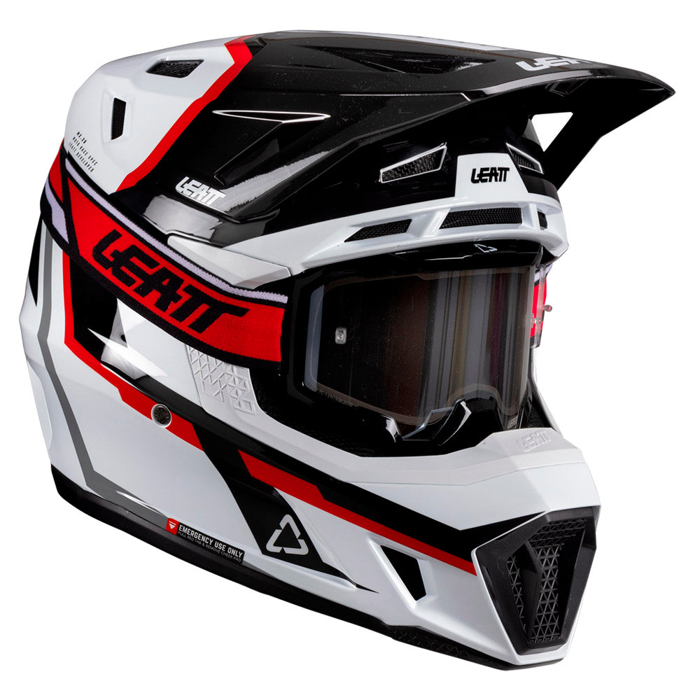 Leatt HELMET MOTO 7.5 V26 WHITE/RED S Red 