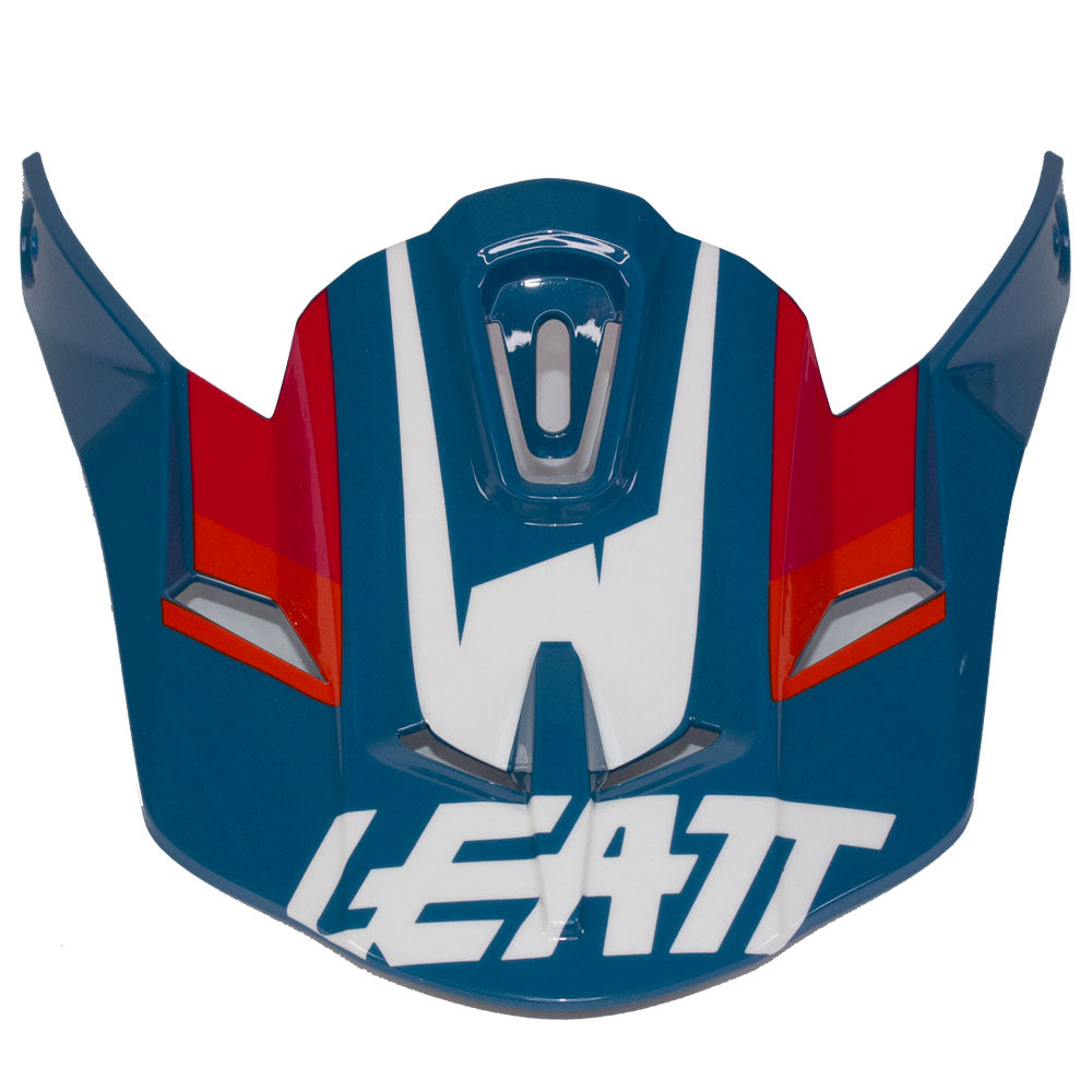 LEATT HELMET PEAK GPX 4.5 JR V14 RED/WHITE  RED  JR