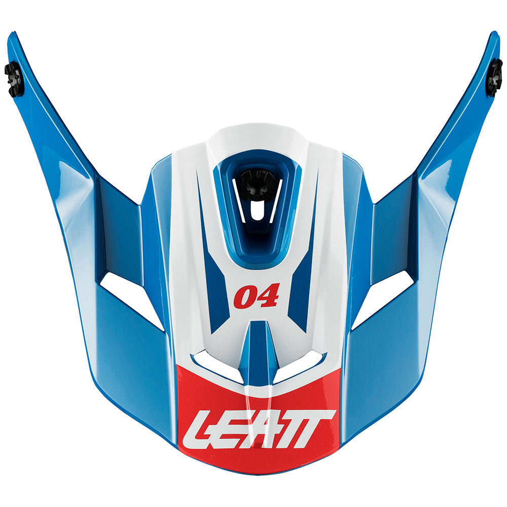 LEATT HELMET PEAK GPX 4.5 V25 BLUE/WHITE  BLUE  XS|S
