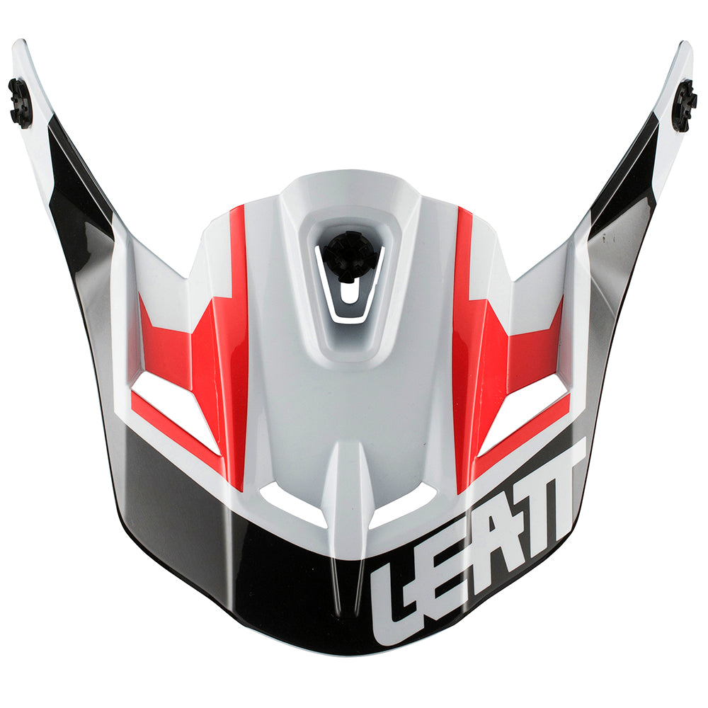 LEATT HELMET PEAK GPX 4.5 V20 WHITE/BLACK  WHITE  XS|S