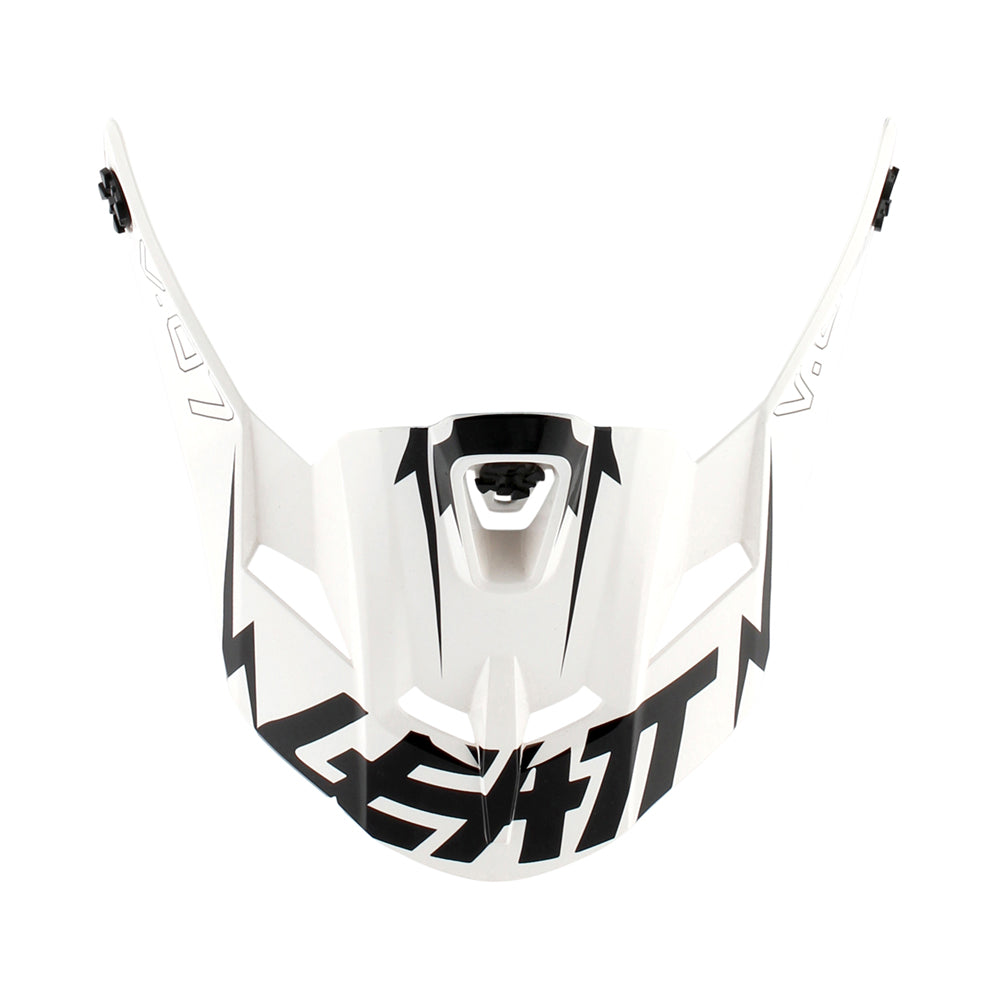 LEATT HELMET PEAK GPX 5.5 JR V07 WHITE/BLACK  WHITE  JR