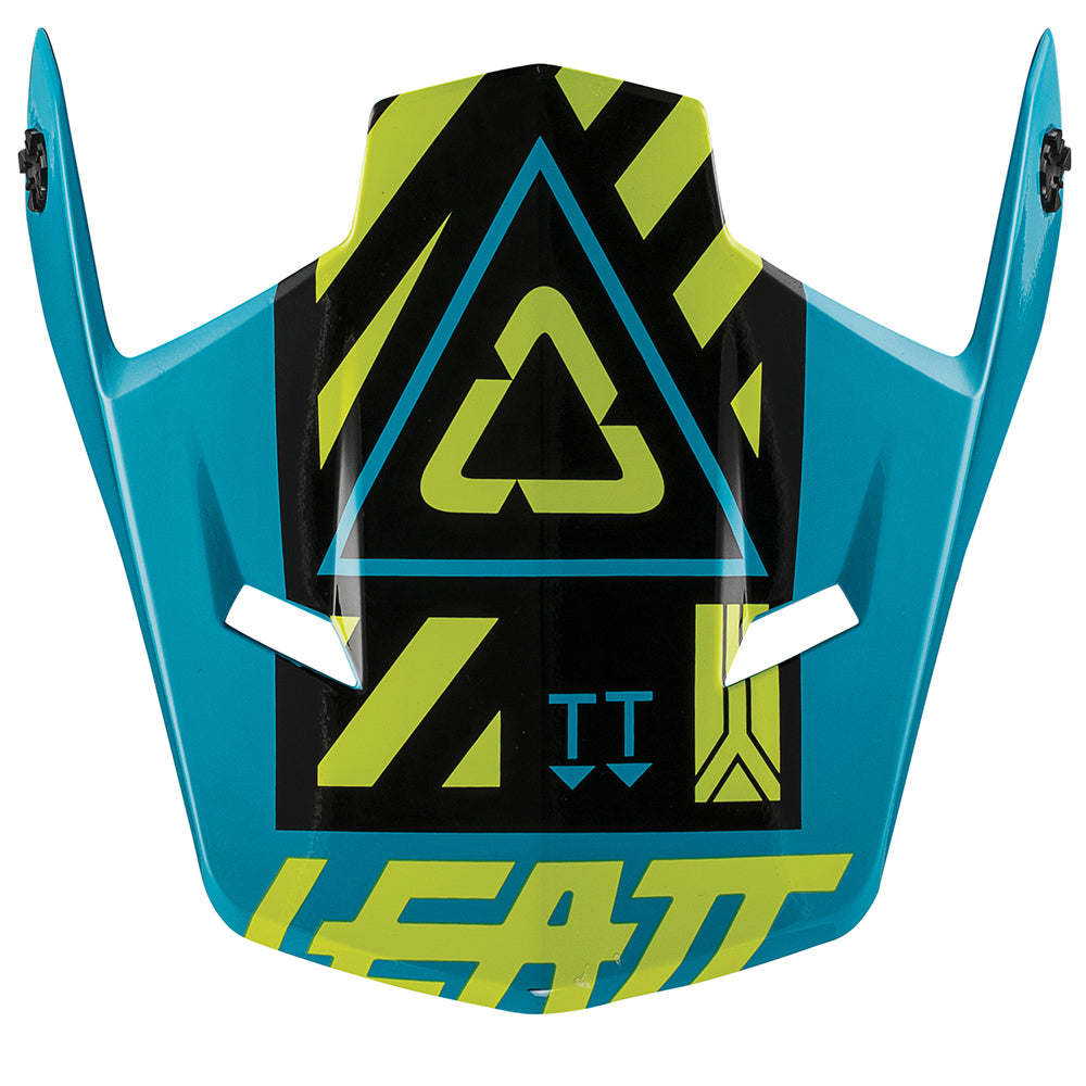 LEATT HELMET PEAK GPX 5.5 V19.1 BLACK/LIME  LIME  XS|S