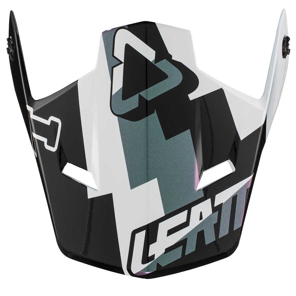 LEATT HELMET PEAK GPX 5.5 V19.2 WHITE/BLACK  WHITE  M|L|XL|XXL