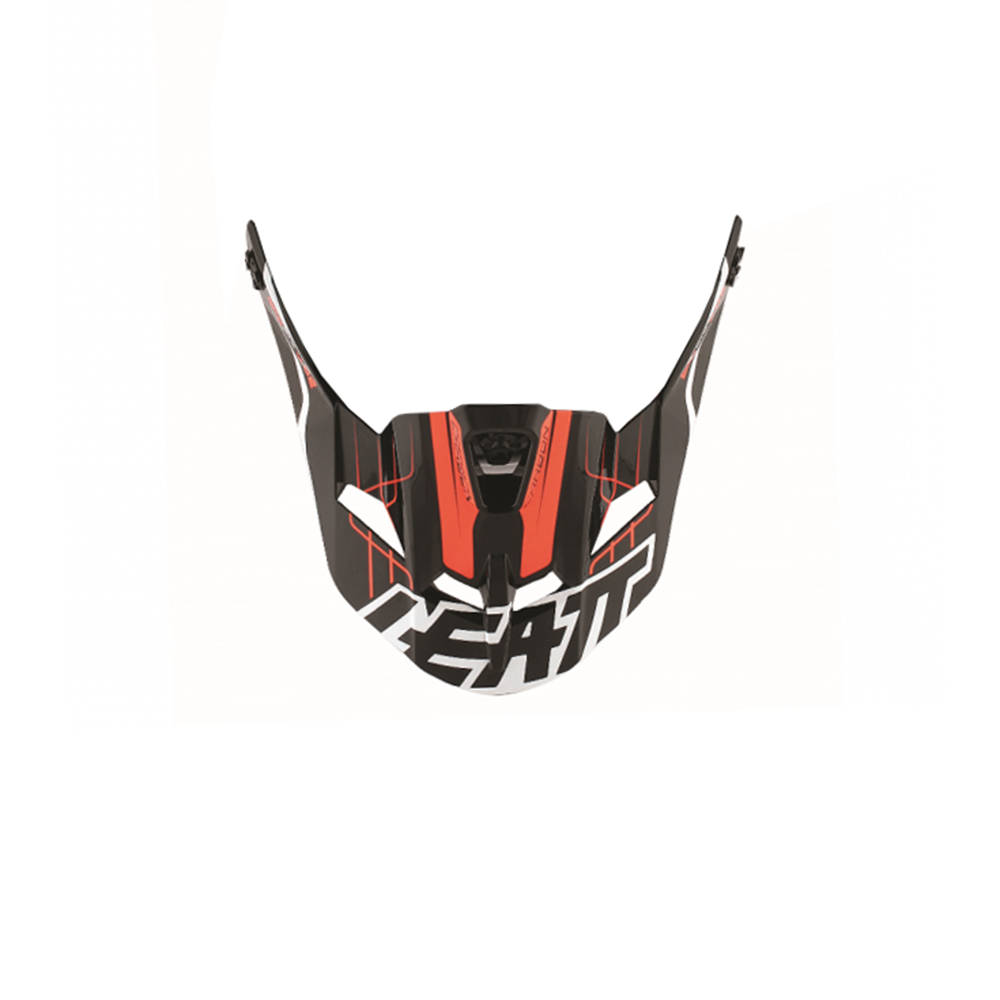 LEATT HELMET PEAK GPX 6.5 JR V02 CARBON ORANGE/BLACK/GREY  CARBON  JR