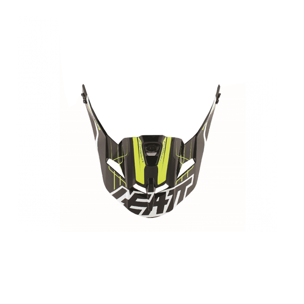 LEATT HELMET PEAK GPX 6.5 JR V02 CARBON YELLOW/BLACK/GREY  CARBON  JR