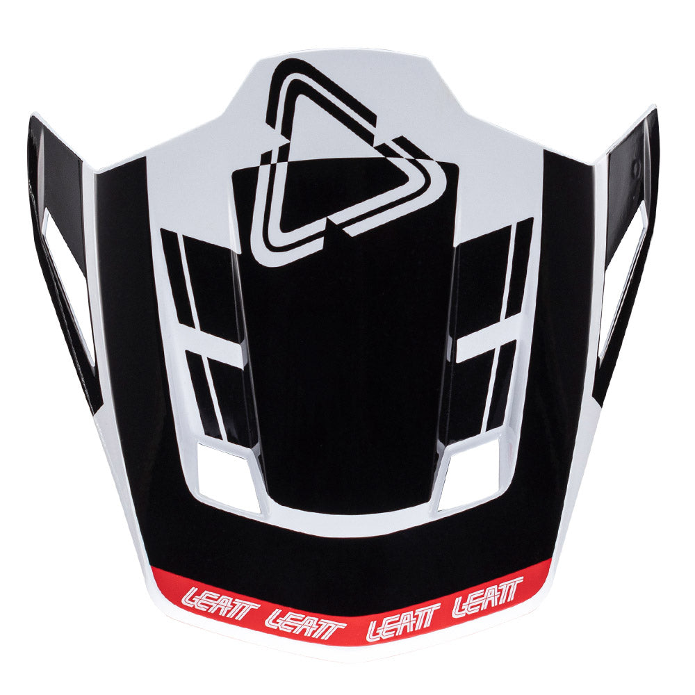 Leatt Helmet Peak Moto 7.5 V24 Black/White
