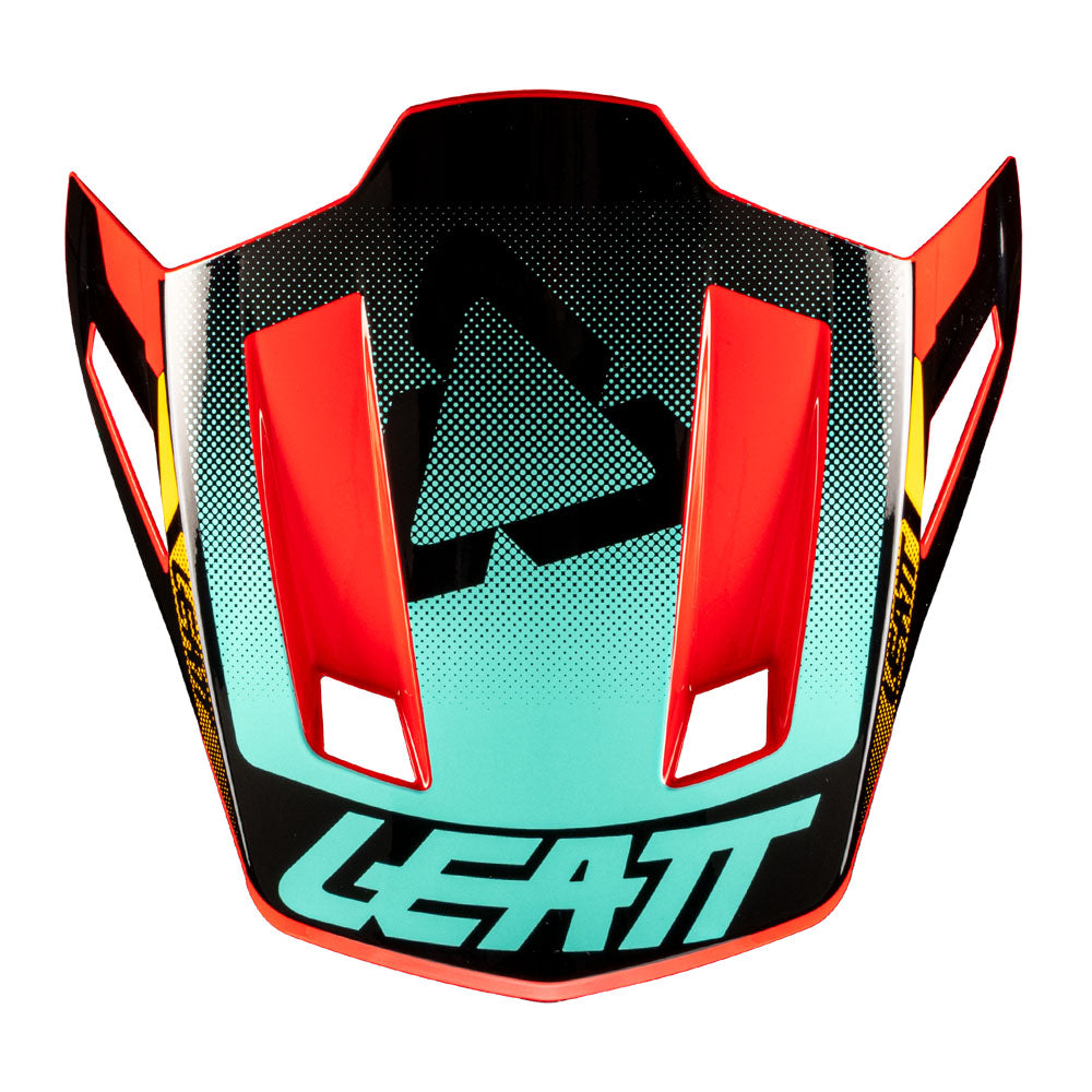 Leatt Helmet Peak Moto 7.5 V25 Red  Red