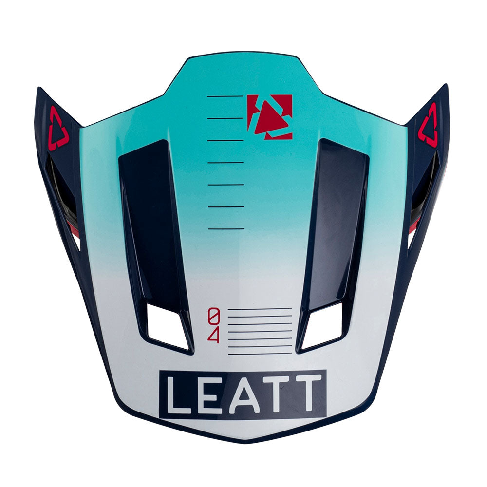 Leatt Helmet Peak Moto 8.5 V23 Red  Red