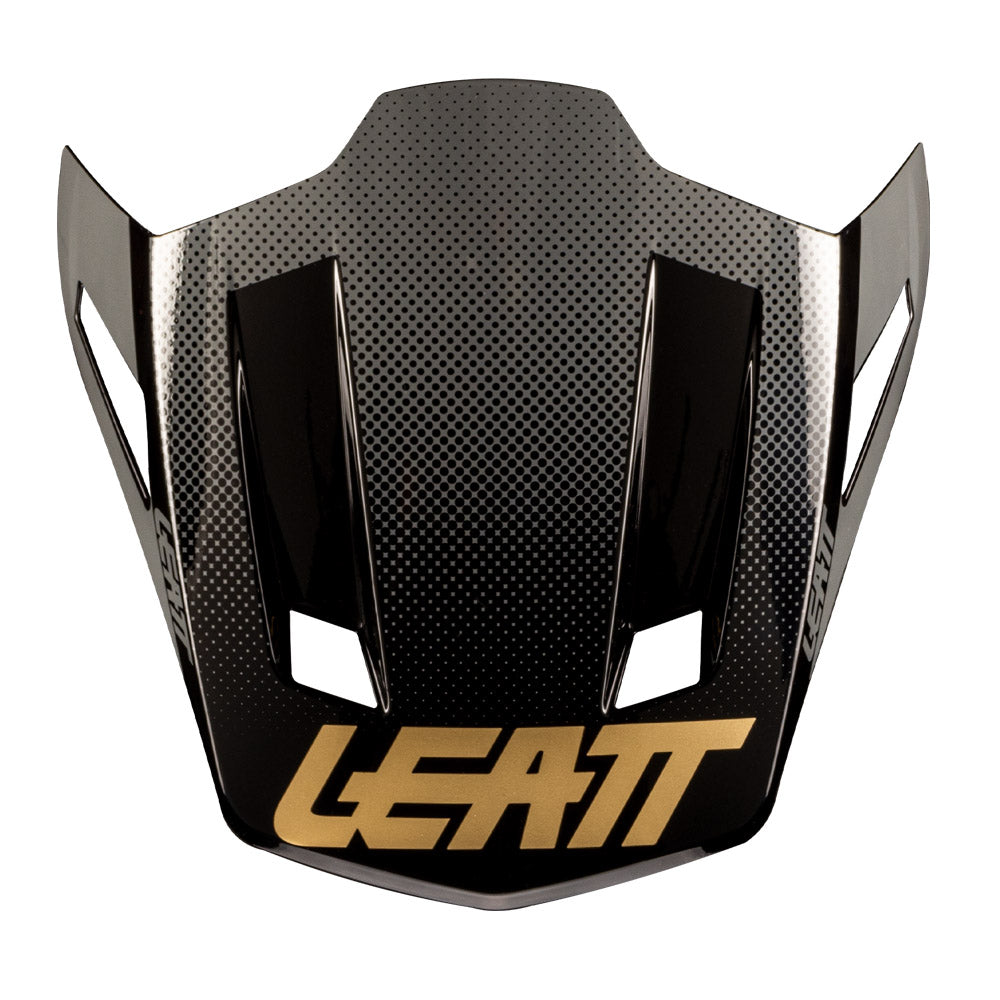 Leatt Helmet Peak Moto 8.5 V25 Black  Black