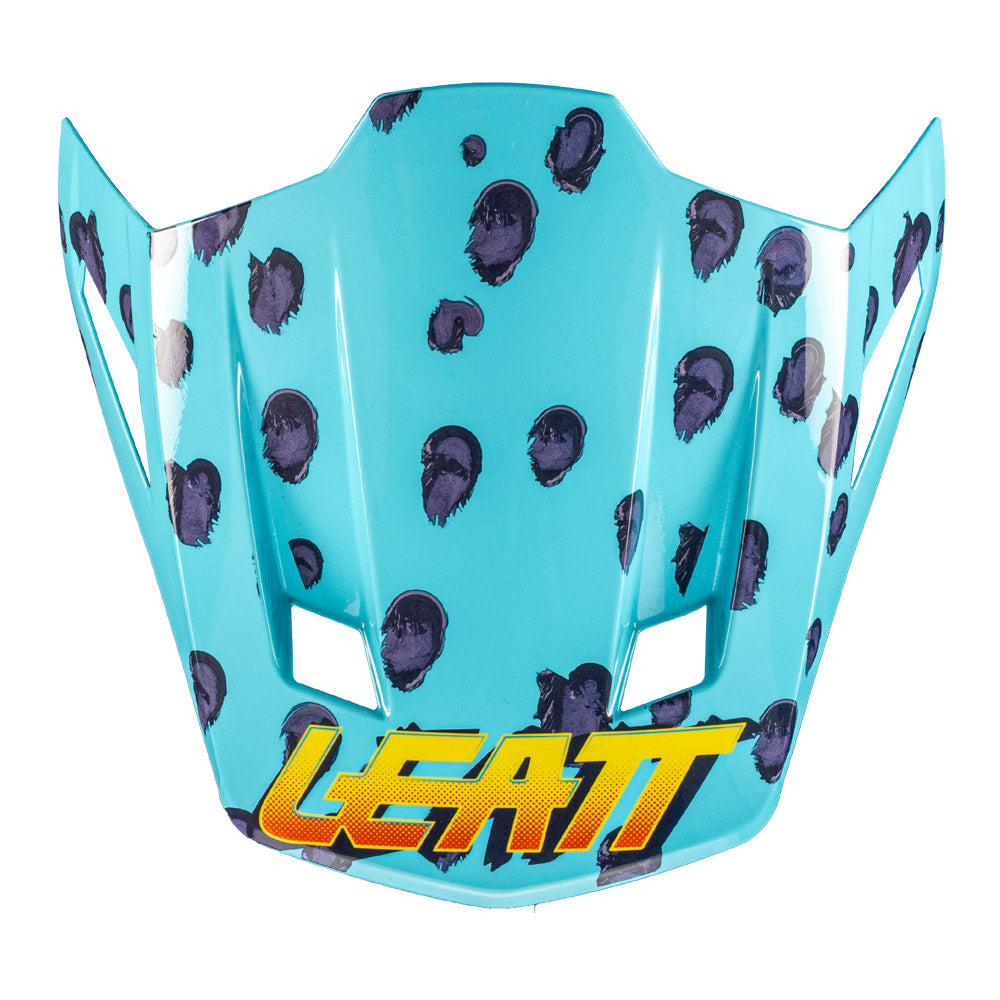 Leatt Helmet Peak Moto 8.5 V25 Cheetah  Yellow