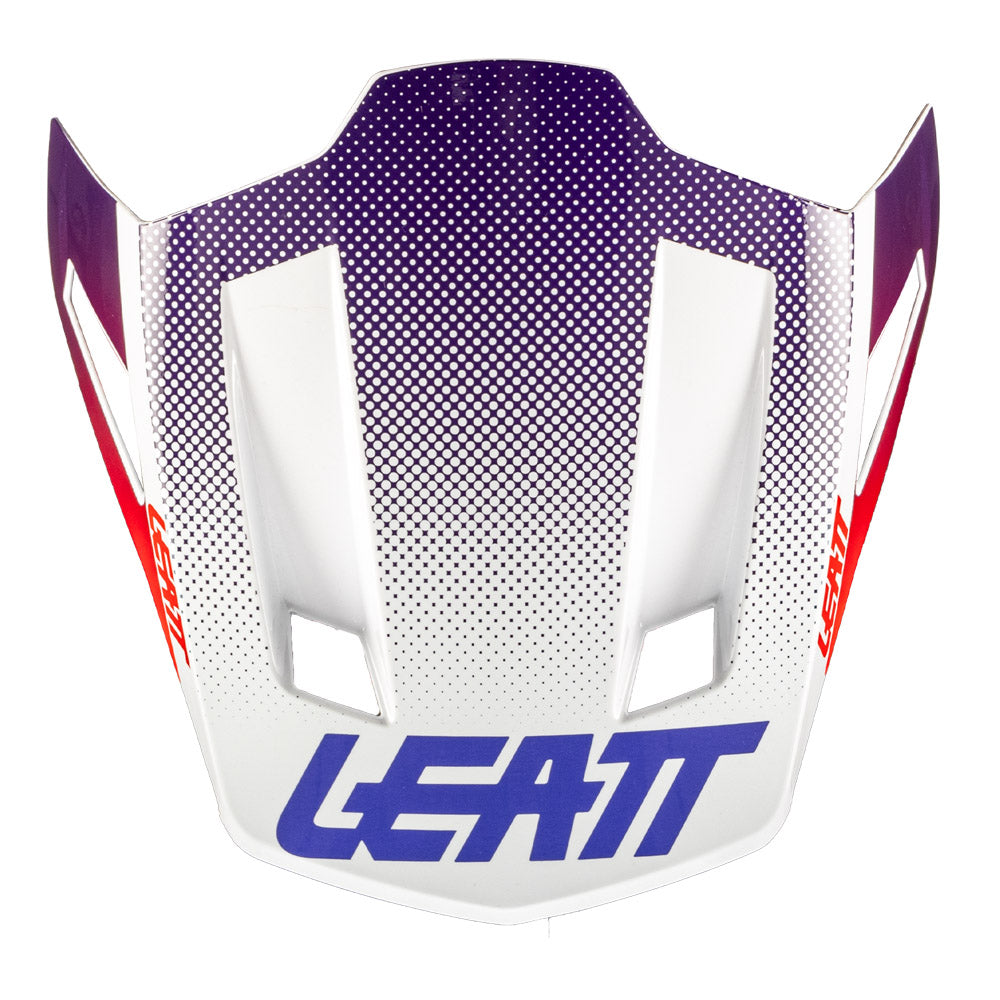 Leatt Helmet Peak Moto 8.5 V25 Sunburn  Red