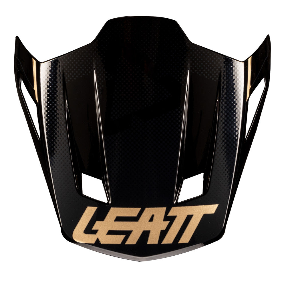 LEATT HELMET PEAK MOTO 9.5 V25 CARBON  BLACK