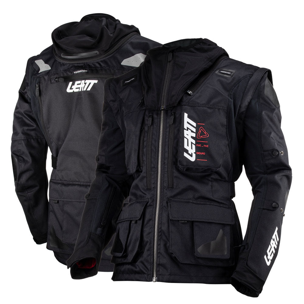 LEATT JACKET MOTO 5.5 ENDURO BLACK  BLACK  M
