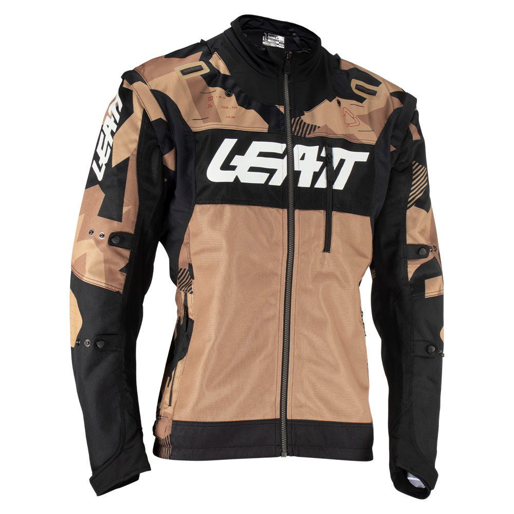 Leatt JACKET MOTO 4.5 X-FLOW STONE BROWN XL Brown 