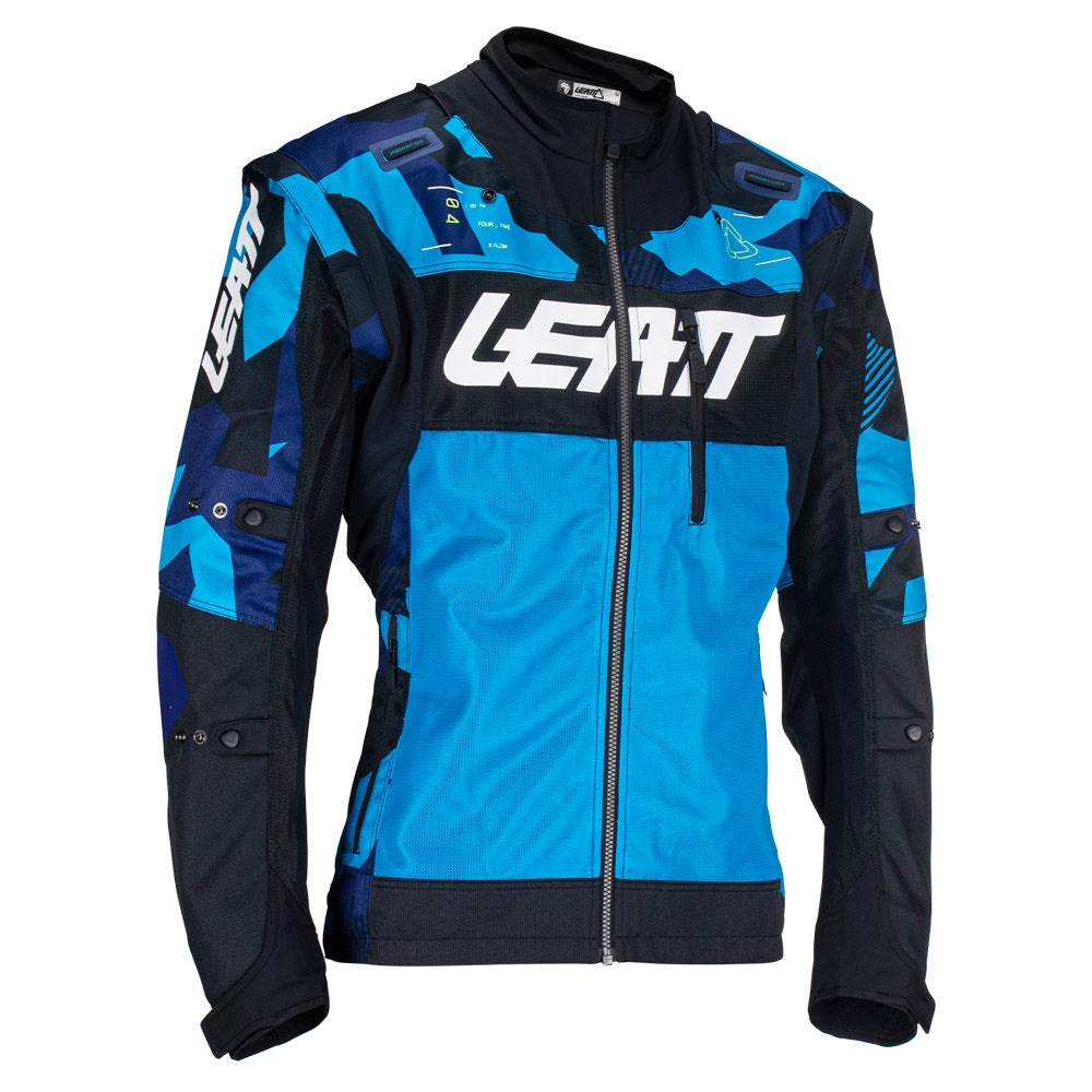 Leatt JACKET MOTO 4.5 X-FLOW STONE BLUE XL Blue 
